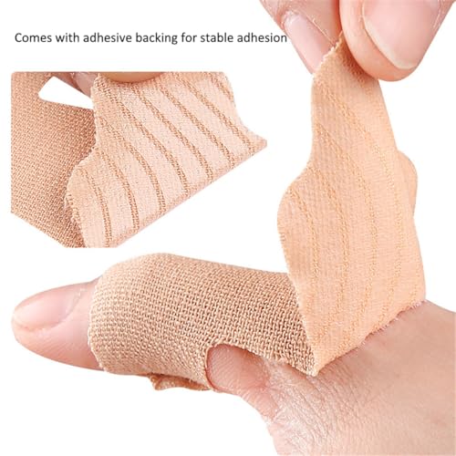 Precut Kinesiology Tape for Thumb, 30 PCS Self Adhesive Thumb Protecting Tape Big Toe Straps, Elastic Athletic Tapes, Breathable Latex-Free Tapes Finger Toe Patches for Joints Muscle Support (Black) - color: Black