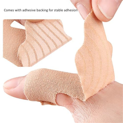 Precut Kinesiology Tape for Thumb, 30 PCS Self Adhesive Thumb Protecting Tape Big Toe Straps, Elastic Athletic Tapes, Breathable Latex-Free Tapes Finger Toe Patches for Joints Muscle Support (Black) - color: Black
