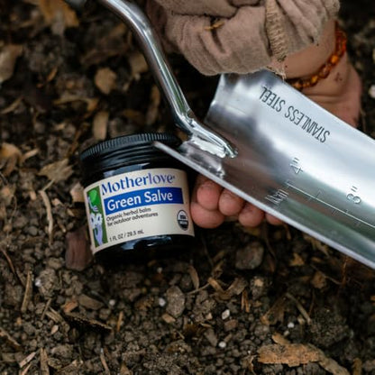 Motherlove Green Salve (1 oz) | Family-Friendly Outdoor Adventure Ointment to Soothe Skin -- USDA Organic