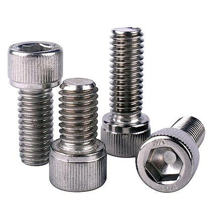 5/16-18 x 7/8" Allen Hex Socket Head Screw Bolt, 304 Stainless Steel 18-8, UNC Machine Full Thread, Pack of 15 - size: 5/16-18 x 7/8" (15 PCS)
