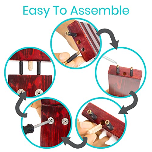 Vive Wooden Finger Ladder for Physical Therapy - Easy Shoulder Rehab | Equipment for Pain Relief - Occupational Rehabilitation Exercise for Frozen Shoulder, Chronic Pain, Rotator Cuff Injury