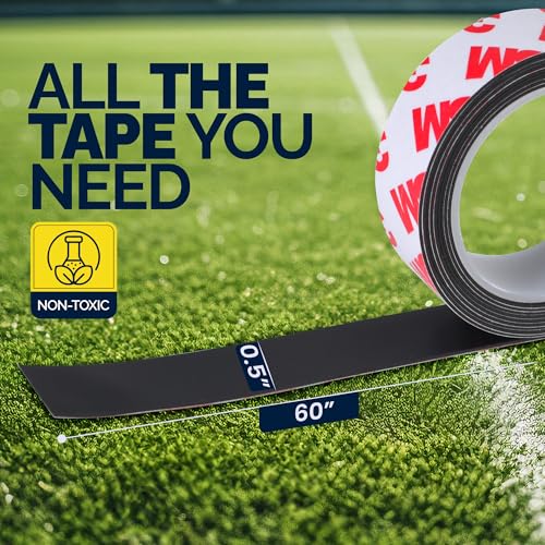 PRO-Grade Weighted Tungsten Tape for Pickleball Paddles, Tennis Rackets or Golf Clubs | Non-Toxic | 60inches - size: 1/2 Gram Per Inch