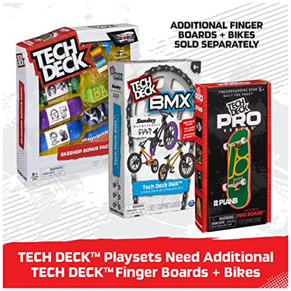 TECH DECK The Berrics X-Connect Park Creator Customizable Ramp Set | Foldable 30" Transforming Park, Berrics Pro Fingerboard, Portable Mini Skatepark, Toy Skateboard GIfts for Kids Ages 6+