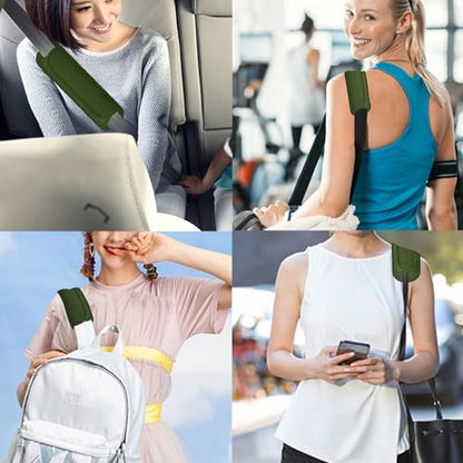 ZINZ Universal Shoulder Pad with Ultra Thick Cushion for Bag Luggage Bag Crossbody, Plus Long & Anti-Slip & Breathable,Blue - color: Blue