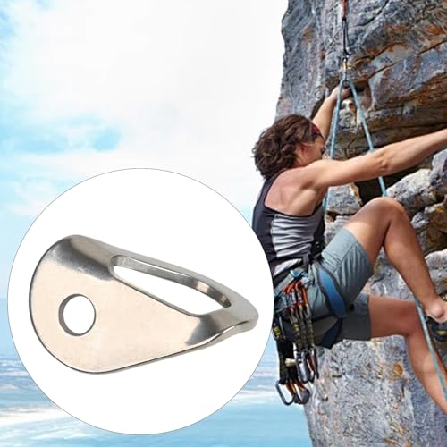 Climbing Anchor Rock Climbing Bolt Hanger Stainless Steel Lightweight Anchor Hanger Easy Installation Suitable for Gym Workout - size: M8