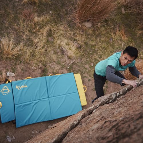 Asana VersaPad - Revolutionary Supplemental Bouldering Crash Pad - Sit Start Bouldering Mat, Climbing Crash Pad Gap Cover, Sport Mat & Essential Bouldering Gear - style: Agate