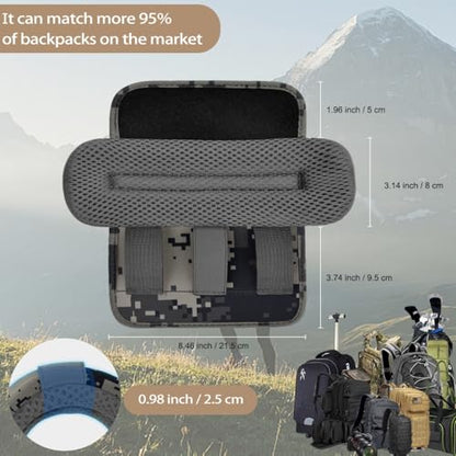 ZINMARK 2-Pack Shoulder Pad Ultra-Thick Tactical Vest Cushion for Laptop Bags, Messenger Bags, Briefcase Bags, Luggage Bags, Tool Bags, Travel Bags and Most Bags, Camouflage Gray - color: Camouflage gray
