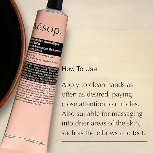 Aesop Hand Balm Set – Resurrection, Reverence & Eleos Hand Cream Trio– Deeply Nourishing Botanical Hand Care with Citrus, Woody & Herbaceous Aromas | 2.4 oz each Travel Size - style: Variety Set