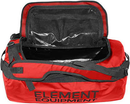Element Equipment Trailhead Duffel Bag Shoulder Straps Waterproof Red Small - color: Red, size: Small 30 Liters