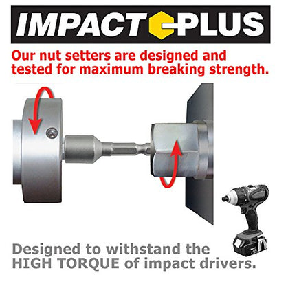 IVY Classic 44690 5/16"-18 Hanger Bolt Driver, Impact Plus, 1/Card - size: 1-Pack, style: 5/16"- 18