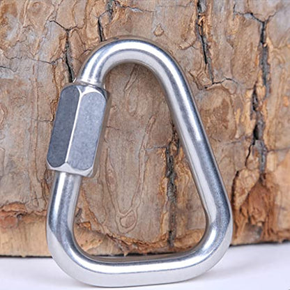 Triangular Rock Climbing Equipment for Mountaineering Rappelling Tree Strap High Hardness Equipment - color: Diameter 10mm