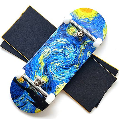 Starry Night - 34mm Wooden Pro Fingerboard Complete Set