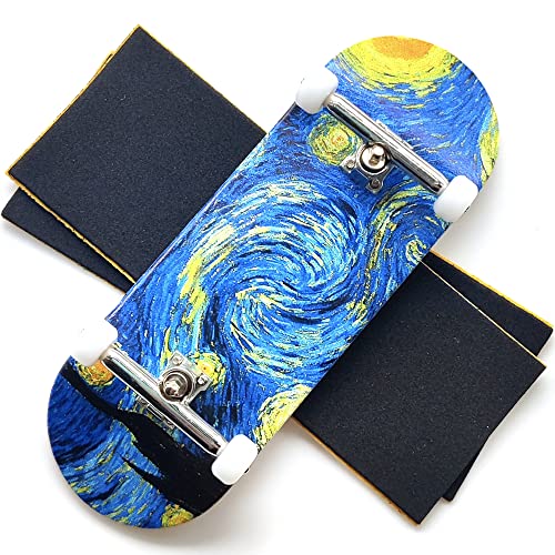 Starry Night - 34mm Wooden Pro Fingerboard Complete Set