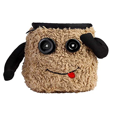 8BPLUS Chalk Bag for Rock Climbing and Bouldering, Chalk Pouch incl Belt & Biner – Cute Funny Character Design, Wide Opening, Gear with Personality, Gift for Climbers - style: FELIX