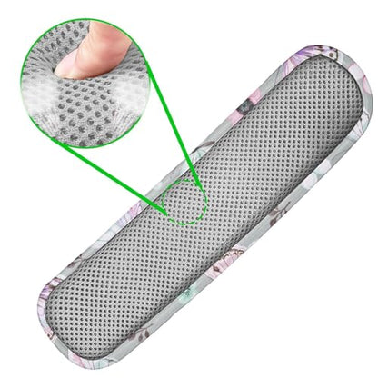 Ultra Thick & Breathable Universal Shoulder Pad Cushion for Bag - Long & Comfort - color: Butterfly
