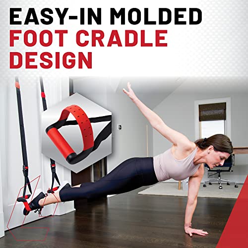 Lifeline Jungle Gym XT Body Weight Suspension Trainer System – Patented Split Anchor, Full-Body Workout, Lightweight Home Suspension Training Kit for Home Gym, Workout Equipment - size: One Size