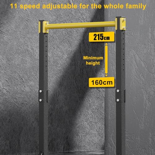 Pull Up Station, Portable Pullup Bar Station, Free Standing Pull Up Bar for Home Gym, Pull Up Tower Station, Pull Ups with 11 Gears Adjustment (up to 400LBS)