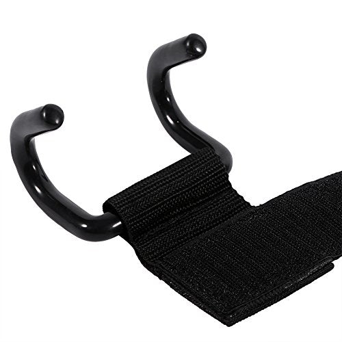 Weight Lifting Straps with Hook | Wrist Support for Heavy Lifting/Deadlifts/Pull - Ups | Adjustable Gym Hook Grip Strap | Helps Avoid Grip Loss & Wrist Strain