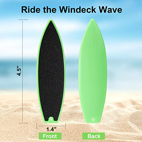 4 Pack Finger Surfboard for Car Ride - 1.4" x 4.5" Pro Air Fingerboard, Fun Keepsake Toy Gifts for Teens, Ideal Birthday & Travel Stocking St - color: Blue White Green Yellow