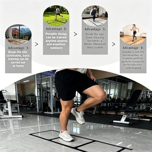 5PCS Slip Agility Training Equipment Good for Athletes Coaches and School Activities Athletic Execution Training Gear