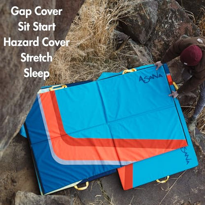 Asana VersaPad - Revolutionary Supplemental Bouldering Crash Pad - Sit Start Bouldering Mat, Climbing Crash Pad Gap Cover, Sport Mat & Essential Bouldering Gear - style: Lux