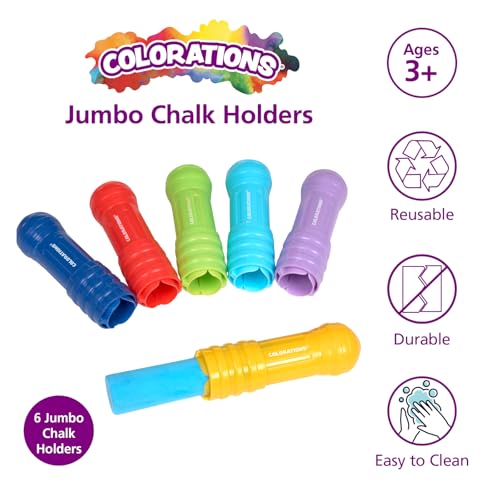 Colorations Jumbo Chalk Holder - Set of 6