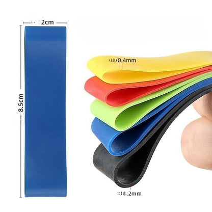 Leveled Finger Resistance Band Hand Grip Strength Trainer for Wrist and Finger Exercise Fitness Stretch Grip Resistance Band Finger Training Bracelet Strength Puller - color: YELLOW