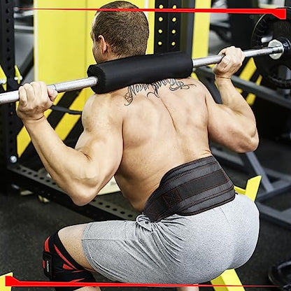 Fitness Dip Belt with Chain for Weight lifting, Dipping Pull Up Belt, Dip Belt Leather Attachment, Powerlifting, and Bodybuilding Workouts Belts, Comfortable Waist Support for Men & Women