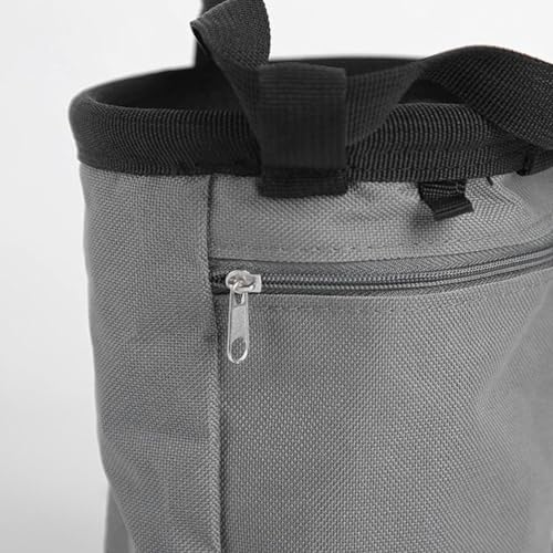 Adjustable Chalk Bag, Waterproof Magnesia Sack with Belt Climbing Chalk Bag Magnesia Powder Pouch for Mountaineering Sports Fitness - color: Gray
