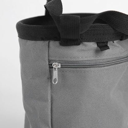 Waterproof Magnesia Sack with Belt Climbing Chalk Bag Magnesia Powder Pouch for Mountaineering Travel Sports Fitness Golf - color: Gray