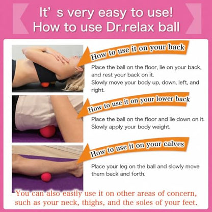 Massage Lacrosse Balls for Myofascial Release, Trigger Point Therapy,Manual Massage Balls, Muscle Knots, and Yoga Deep Tissue Massage. Set of 2 Firm Balls (Ivory and Off-White) - color: Ivory and Off-white