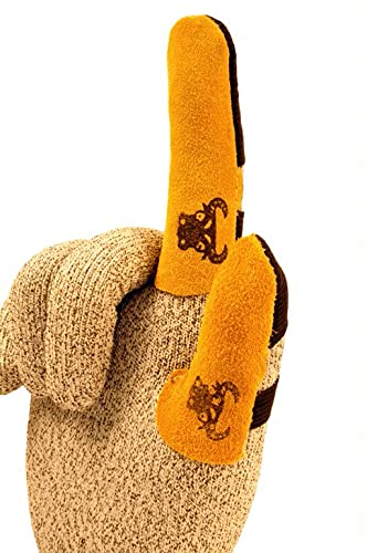 G & F Products 8128XL Cowhide Leather Guard, Finger Protection, X-Large, Xlarge, Tan Tan Tan Brown/Tan - size: X-Large, style: Finger Guard