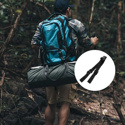 2pcs Heavy Duty Adjustable Bundle Straps with Quick Release Buckle, Thickened Webbing Tie-Down Straps for Securing Goods, Tent, Yoga Mat, and Backpack
