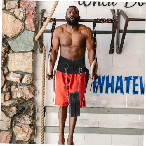 BESTonZON 1pc Adjustable Weighted Dip Belt Heavy-duty Chain for Strength Training Muscle Toning and Physical Fitness Support for Dips and Chin-ups