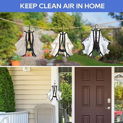 Footwear Clip Sports and Outdoor Climbing Trip,Footwear Clip Sports Accessory,Hang Extra Shoes Cleats Boots or Gear on Your Bag - size: Large