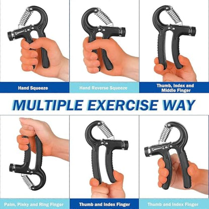 2 Pack Hand Grip Strengthener, Grip Strength Trainer, Adjustable Resistance 11-132Lbs (5-60kg)