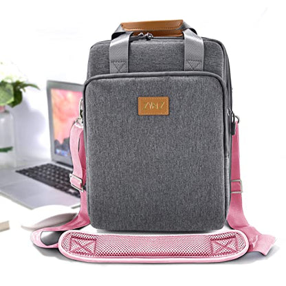 ZINZ Shoulder Strap 58" Ultra-Thick Fixed Padded and Adjustable Buckles Crossbody Strap for Briefcase Laptop Bag Luggage - color: Pink