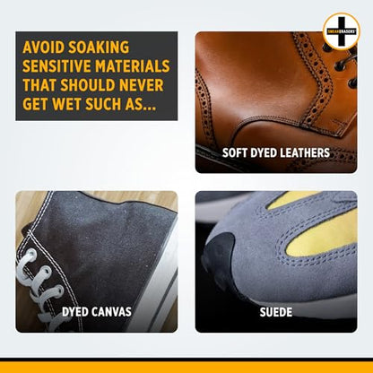 SneakERASERS Overnight Soak, Shoe and Sneaker Cleaner, Easy Detergent for Sneakers athletic shoes, and more. No fuss!