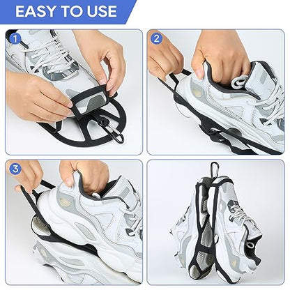 Footwear Clip Sports and Outdoor Climbing Trip,Footwear Clip Sports Accessory,Hang Extra Shoes Cleats Boots or Gear on Your Bag - size: X-Large