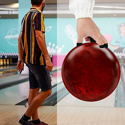 Cosmos 2 Rolls Bowling Finger Tape Elastic Thumb Tape Protective Bowling Ball Accessories for Bowler Sport Exercise Workout, Each Roll 2.5 cm Wide x 5m