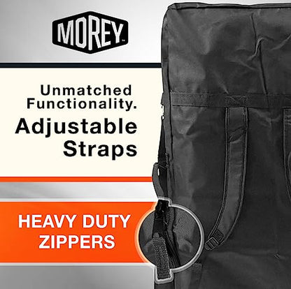 Morey® Basic Bodyboard Bag. 2 Body Boards Capacity - Nylon (BLACK)