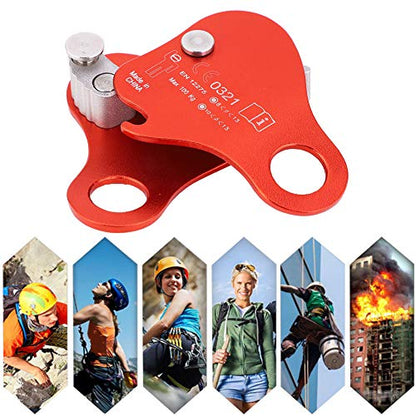 High Altitude Climbing Rope Grab Metal Lock Equipment for Outdoor Mountaineering Rock Climbing