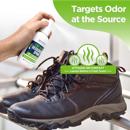 Rocket Pure Natural Foot and Shoe Deodorizer Spray, Deodorant and Odor Eliminator for Smelly Feet, Smell Remover, Formulated with Essential Oils, Made in the USA, Mint, 4 fl oz (Pack of 1)