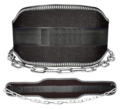 Sports DIP Belt with Steel Chain 36 INCHES Weighted Chain for DIPS Pull UPS Weight Lifting ONE Size FITS All