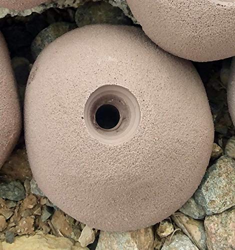 Large Sloper Polyurethane Bolt-On Rock Climbing Wall Hand Hold - color: brown