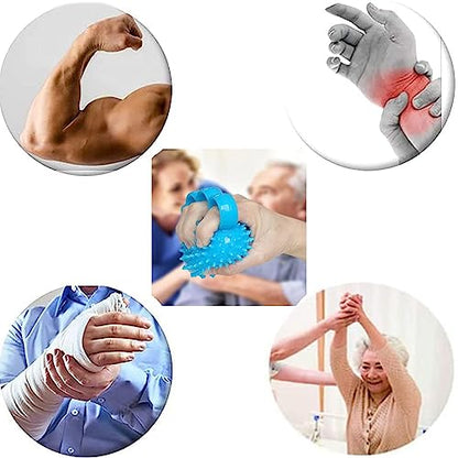 Hand Therapy Ball - Squeeze Balls for Grip Strengthening, Stress Relief, Yoga & Musicians