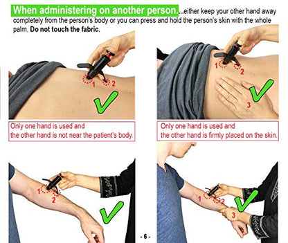 Trigger Point Stimulator Tool - Electric Current Sensation with No Needles No Battery (2 Packs) - size: 2 Count (Pack of 1)