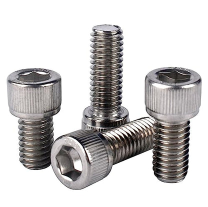 1/4-20 x 1/2" Allen Hex Socket Head Screw Bolt, 304 Stainless Steel 18-8, UNC Machine Full Thread, Pack of 20 - size: 1/4-20 x 1/2" (20 PCS)