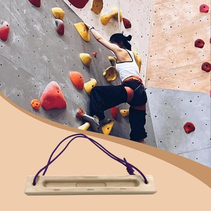 Vaveren Rock Climbing Climbing Training Portable Mountaineering Equipment Wooden for Climbers Pull Hold, 15mm 20mm 15mm