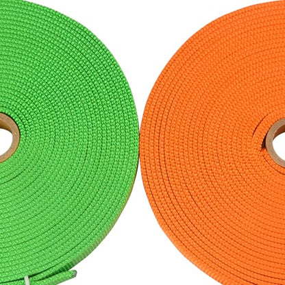 SEPEAK 1 inch Nylon Tubular Webbing, 20kN/4500 lbs, Heavy Duty Webbing Strap for Rigging, Hanging, Rescue, Firefighting,1pc,Green,5 Yard - color: Green, size: 1 inch x 5 yard